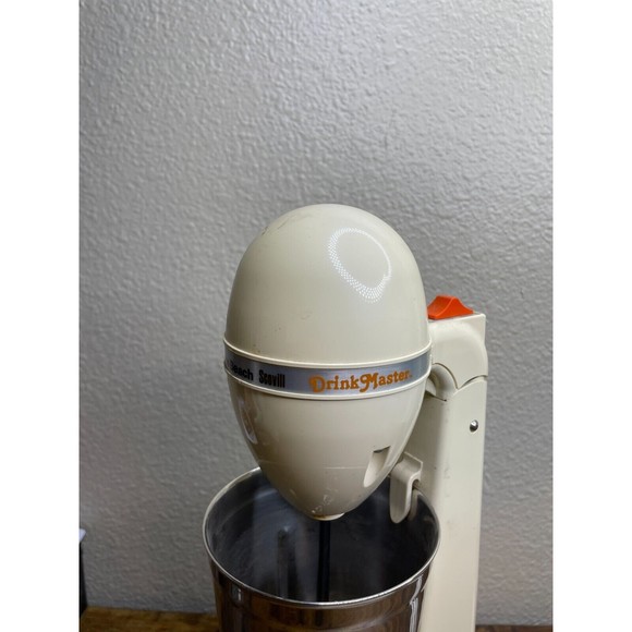 Kitchen Vintage Hamilton Beach Drink Master Model 7272 Almond 2speed